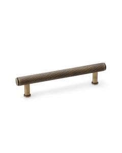 Alexander And Wilks Knurled T-Bar Cabinet Pull 128mm C/C Antique Brass AW809-128-AB