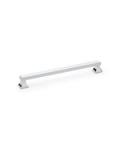 Alexander And Wilks Jesper Square Cabinet Pull 224mm C/C Polished Chrome AW813-224-PC