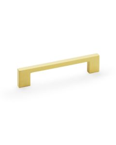 Alexander And Wilks Marco Cabinet Pull Handle 128mm C/C Satin Brass AW837-128-SB
