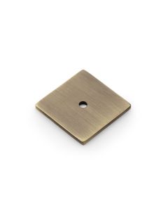 Alexander And Wilks Quantock Square Backplate AW893-38-AB Antique Brass