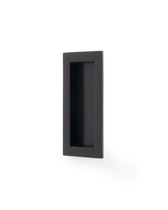 Alexander And Wilks Rectangular Flush Pull 100X45X13mm Black AW911-100-BL