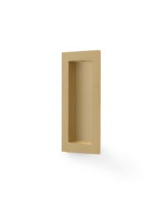 Alexander And Wilks Rectangular Flush Pull 100X45X13mm Satin Brass Pvd AW911-100-SBPVD