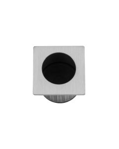 Sliding Door Finger Edge Pull Square -29mm Satin Chrome By Alexander & Wilks AW993SC