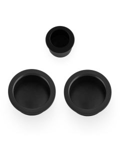 Sliding door pull Kit - 60mm-Black By Alexander & Wilks AW994BL