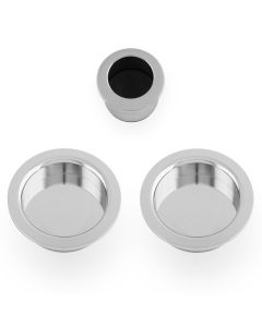 Sliding door pull Kit - 60mm-Polished Chrome By Alexander & Wilks AW994PC