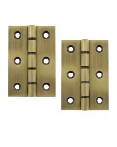 Atlantic Washered Hinges 3" x 2" x 2.2mm - Antique Brass AWH3222AB
