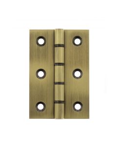 Atlantic Washered Hinges 3" x 2" x 2.2mm - Antique Brass