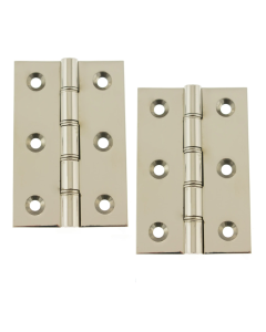 Atlantic Washered Hinges 3" x 2" x 2.2mm - Polished Nickel AWH3222PN