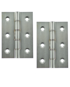 Atlantic Washered Hinges 3" x 2" x 2.2mm without Screws - Satin Chrome AWH3222SC