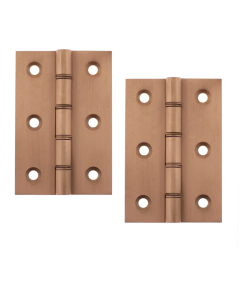 Atlantic Washered Hinges 3" x 2" x 2.2mm - Urban Satin Copper AWH3222USC