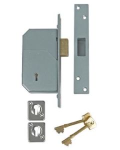 Union 5 Lever Detainer Mortice Dead Lock Dbl Pole M.Switch Ss 73mm Case B-3G110DP-SC-73