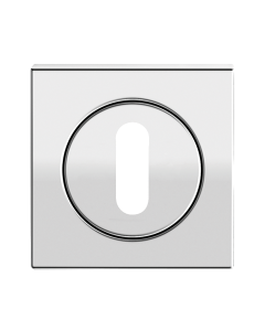 Karcher Design CEZ1341 BB 72 3 piece rose, standard keyhole Escutcheons polished stainless steel