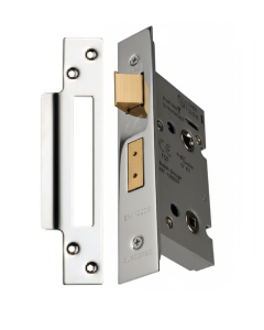 Eurospec Easi - T Bathroom Security Sashlock 57mm Backset 76mm Case Polished Stainless Steel