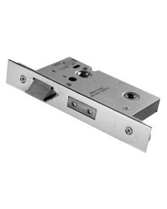 Eurospec BAS5030SSS Easi - T Bathroom Lock 5mm Follower 76mm 76mm Satin Stainless Steel