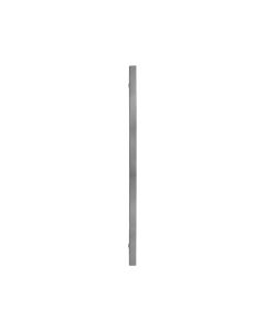 BLU, Inline Rectangular 'T' Bar Pull Handle, 1200mm, Bolt Fix, 316 Satin Stainless Steel. HAB15-1200-BF-SSS