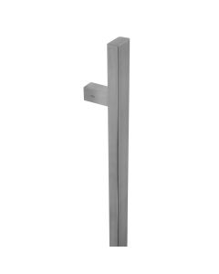 BLU, Inline Rectangular 'T' Bar Pull Handle, 400mm, Back to Back Fix, 316 Satin Stainless Steel. HAB15-400-BB-SSS