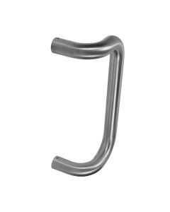 BLU, Offset 'D' Commercial Pull Handle, Universal Fix, 332 x 32mm - 300mm Hole Centres, 316 Satin Stainless Steel HAB21-300-UF-SSS