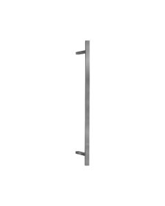 BLU, Offset Rectangular 'T' Bar Pull Handle, 1200mm, Back to Back Fix, 316 Satin Stainless Steel HAB7-1200-BB-SSS
