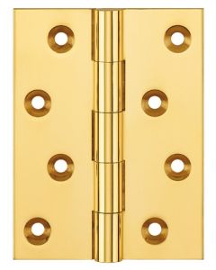 Simonswerk 1050 Solid Drawn Unwashered Brass Butt Hinges 100mm X 75mm C/W Screws Self Colour