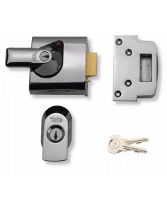 Yale Bs1 Max Security Bs3621:2007 Nightlatch Polished Chrome B-BS1-CH-CH-60