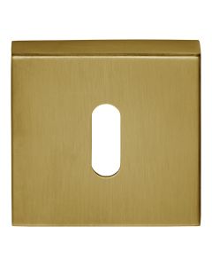 FORMANI BASICS BSQN53 key escutcheon square PVD satin gold
