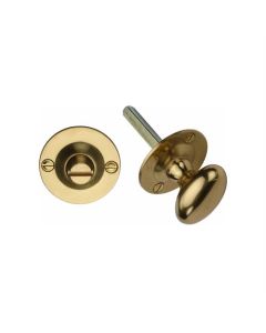 Heritage Brass BT15-PB Oval turn with release Polished Brass finish