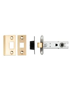 Eurospec BTL30SB 76mm Ce B/T Tubular Mortice Latch Square SB 76mm Satin Brass