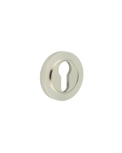 Burlington Euro Profile Escutcheons Plain Rose Satin Nickel