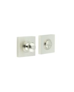 Burlington Turns & Releases Inner 1 Square Plain Rose Satin Nickel