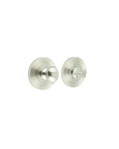 Burlington Turns & Releases Inner 1 Reeded Rose Satin Nickel