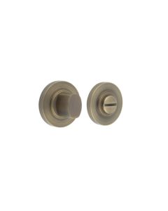 Burlington Turns & Releases Inner 3 Plain Rose Antique Brass