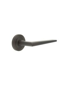 Frelan Burlington Mayfair Door Handle on Reeded outer Rose Dark Bronze BUR10KIT82 Consist of BUR10DB and BUR53DB