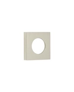 Frelan Burlington Square Plain Outer Rose for Handles & T&R BUR150SN Satin Nickel