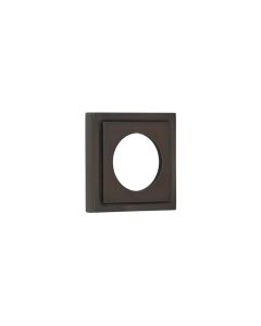 Frelan Burlington Square Stepped Outer Rose for Handles & T&R BUR152DB Dark Bronze