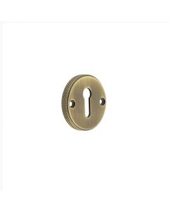 Frelan Burlington Westbourne Knurled Standard Escutcheon BUR182AB Antique Brass