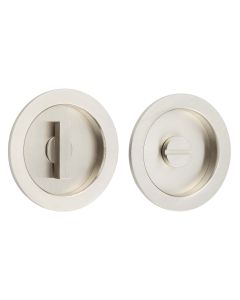 Frelan Burlington Frelan Burlington Circular Turn & Release BUR216SN Satin Nickel