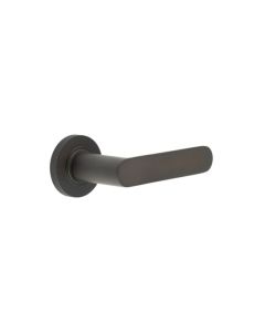 Frelan Burlington Kensington Door Handle on Reeded outer Rose Dark Bronze BUR25KIT82 Consist of BUR25DB and BUR53DB