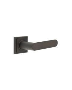Frelan Burlington Kensington Door Handle on Square Stepped Outer Rose Dark Bronze BUR25KIT85 Consist of BUR25DB and BUR152DB