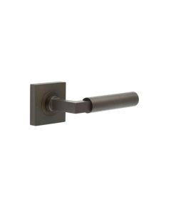 Frelan Burlington Westminster Door Handle on Square Plain Outer Rose Dark Bronze BUR30KIT84 Consist of BUR30DB and BUR150DB