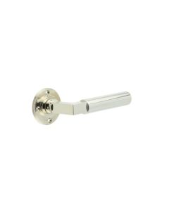 Frelan Burlington Westminister Door Handle on Rose - Roses Sold Separately BUR30PN