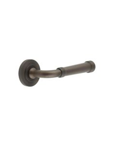 Frelan Burlington Highgate Door Handle on Reeded outer Rose Dark Bronze BUR35KIT82 Consist of BUR35DB and BUR53DB