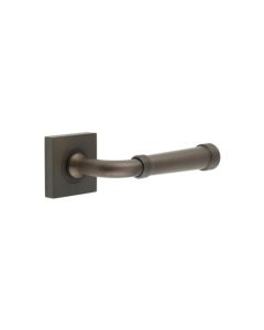 Frelan Burlington Highgate Door Handle on Square Plain Outer Rose Dark Bronze BUR35KIT84 Consist of BUR35DB and BUR150DB