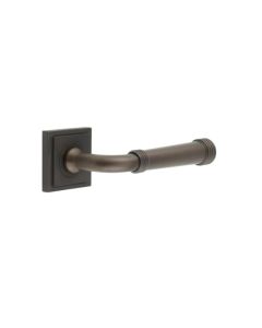 Frelan Burlington Highgate Door Handle on Square Stepped Outer Rose Dark Bronze BUR35KIT85 Consist of BUR35DB and BUR152DB