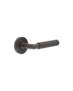 Frelan Burlington Piccadilly Door Handle on Plain outer Rose Dark Bronze BUR40KIT79 Consist of BUR40DB and BUR50DB
