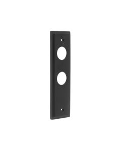 Frelan Burlington 200x55mm MB Bath 57mm C/C back plates for lever on rose BUR453MB Matt Black