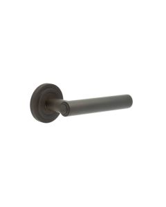Frelan Burlington Richmond Door Handle on Stepped outer Rose Dark Bronze BUR45KIT81 Consist of BUR45DB and BUR52DB