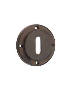 Frelan Inner Escutcheon Standard keyway - Roses Sold Separately BUR60DB Dark Bronze
