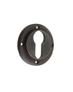 Frelan Inner Escutcheon Euro Profile - Roses Sold Separately BUR61DB Dark Bronze