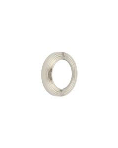 Frelan Reeded Outer Rose for Escutcheons BUR74PN Polished Nickel