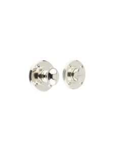 Frelan Burlington Turn & release Inner Pattern 1 - Roses Sold Separately BUR80PN Polished Nickel